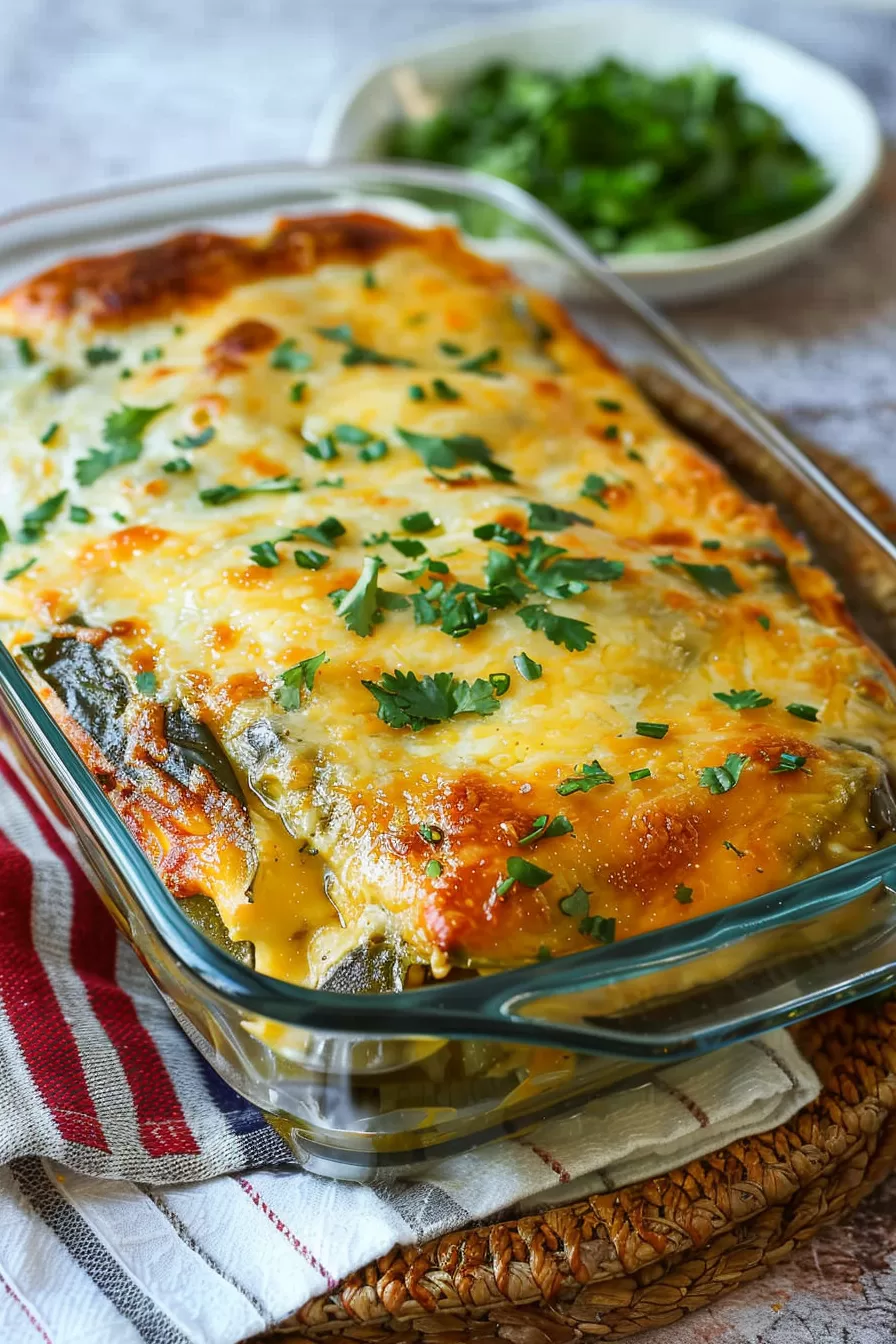 Spicy Chili Rellenos Casserole