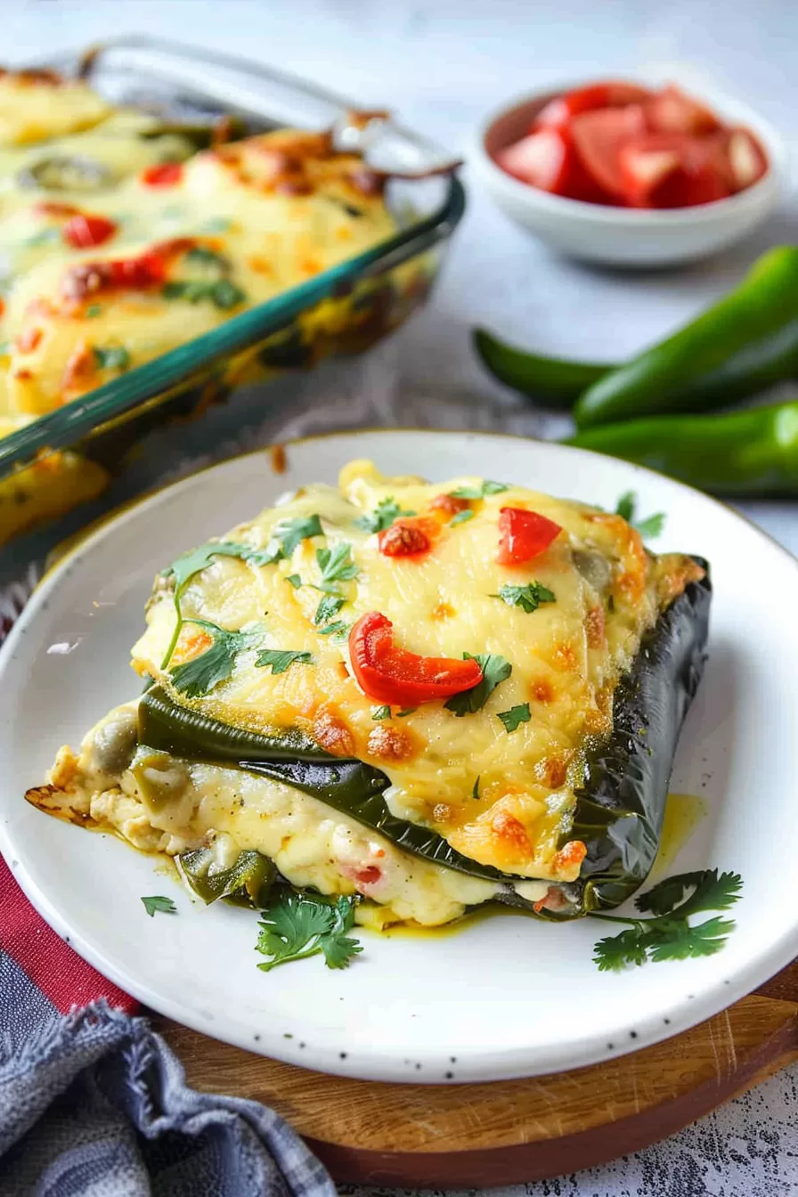 Spicy Chili Rellenos Casserole