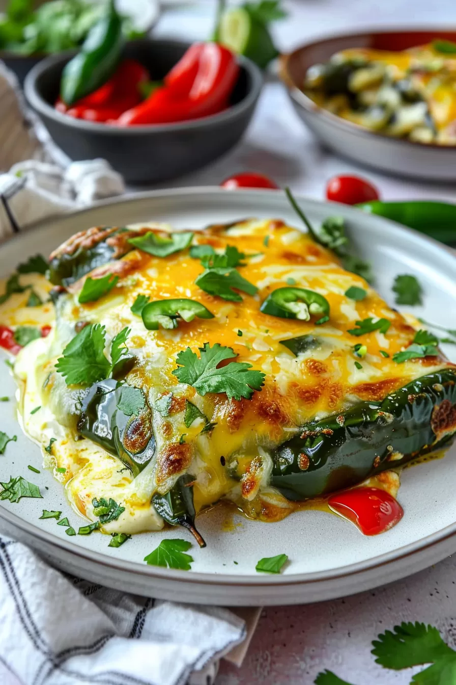 Spicy Chili Rellenos Casserole