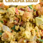 Spicy Curry Chickpea Salad