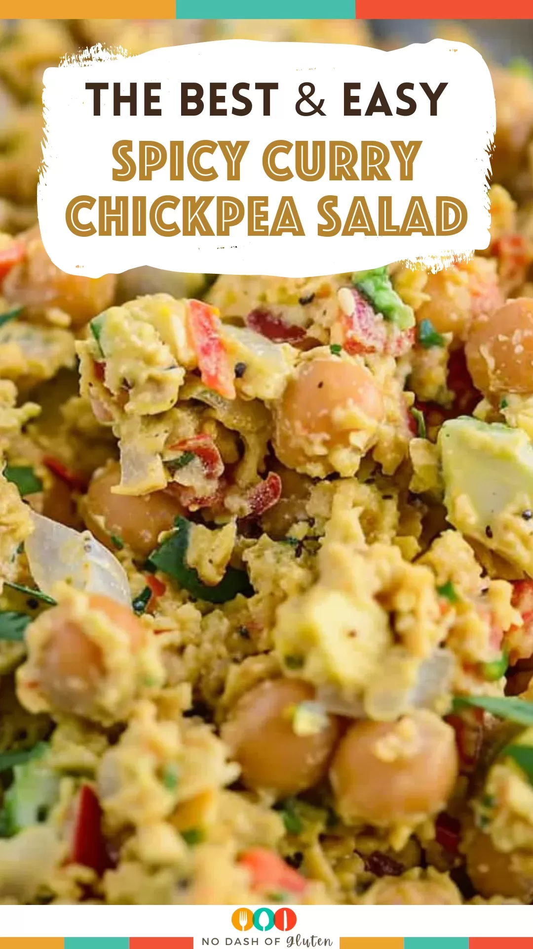 Spicy Curry Chickpea Salad