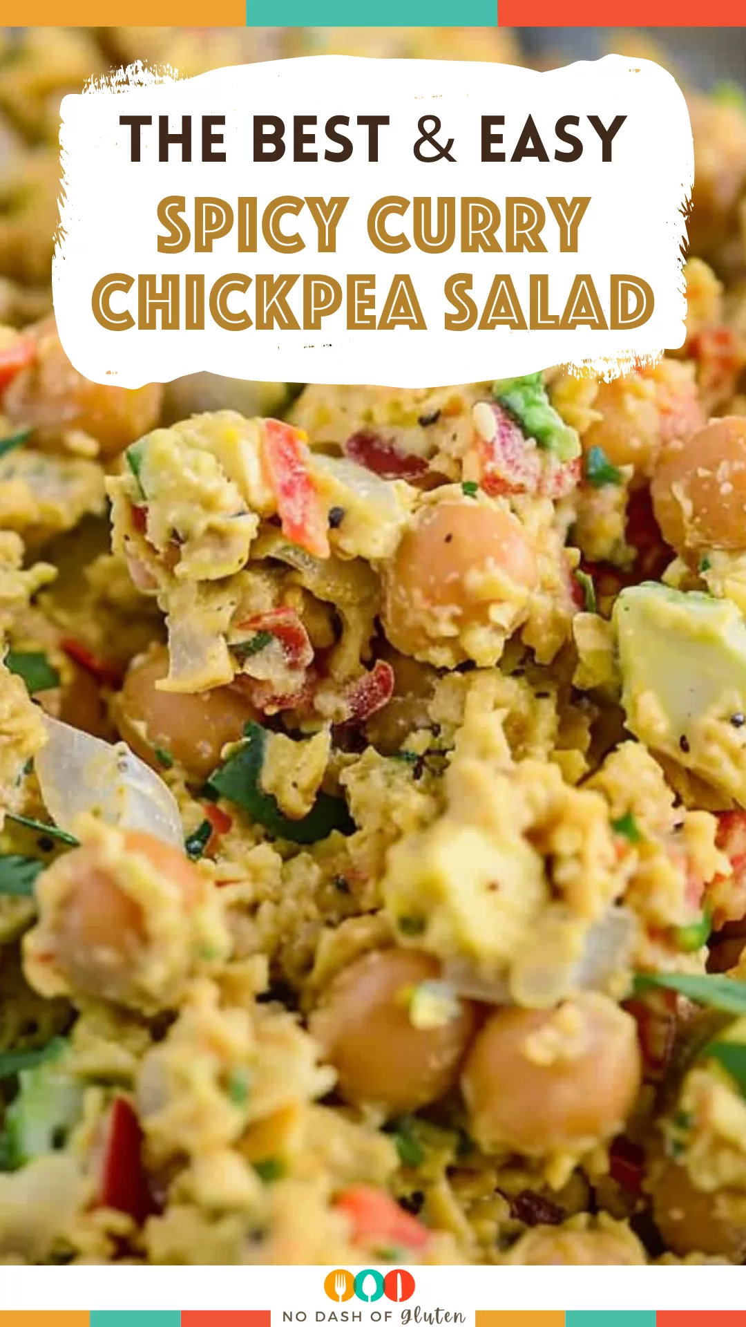 Spicy Curry Chickpea Salad