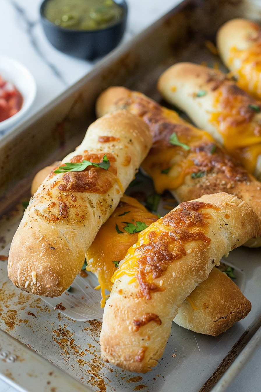 Stuffed Cheesy Taco Sticks