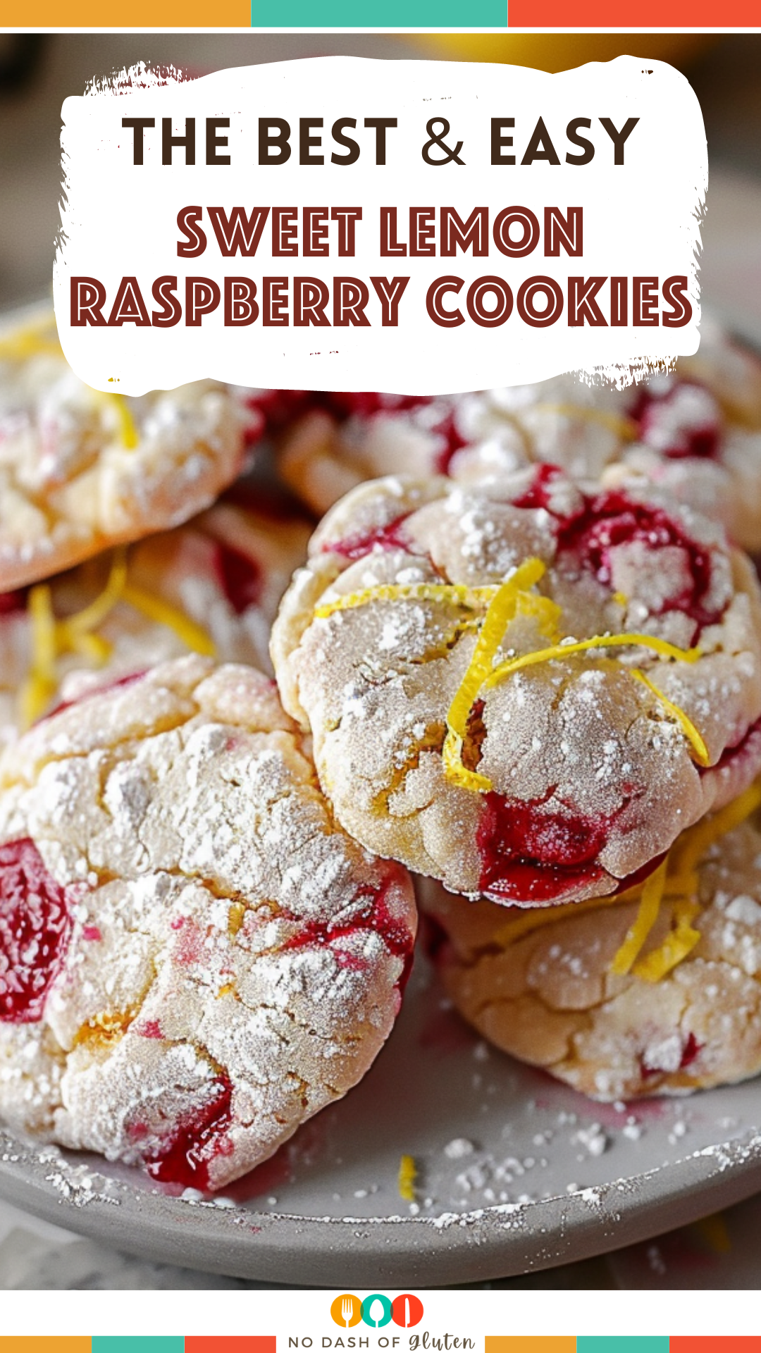 Sweet Lemon Raspberry Cookies