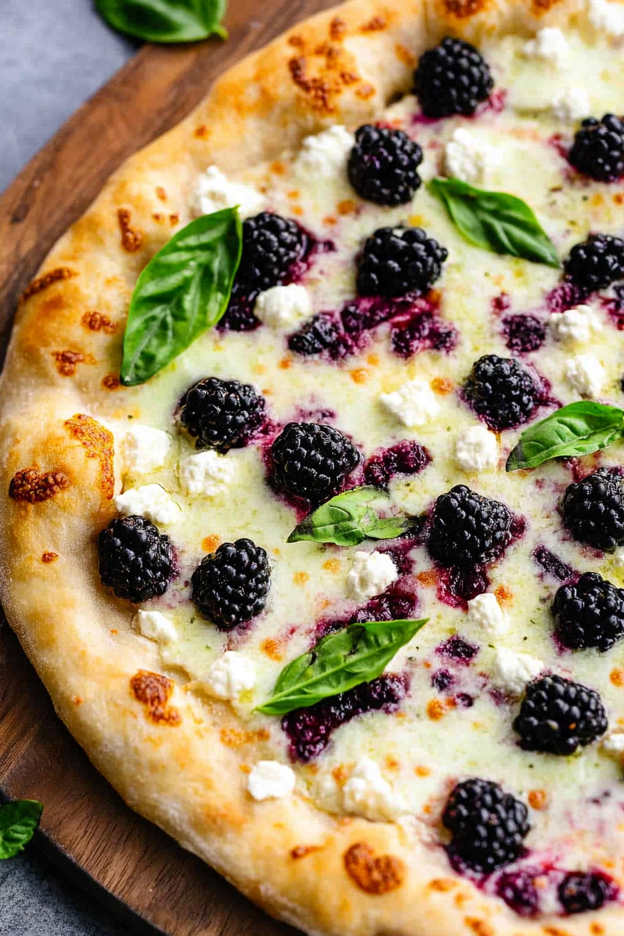 Sweet and Savory Blackberry Pizza