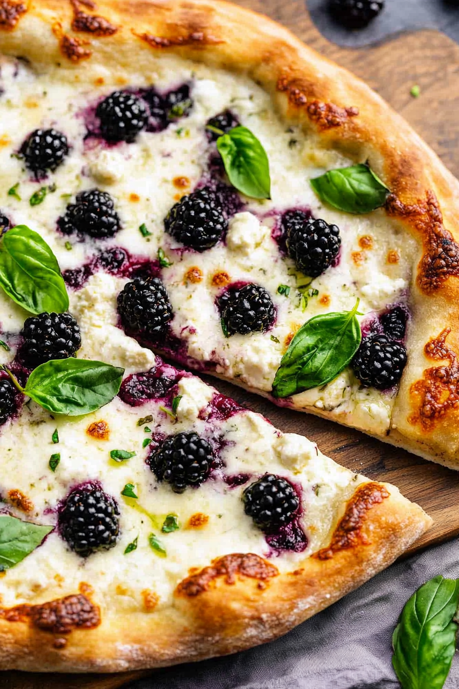 Sweet and Savory Blackberry Pizza