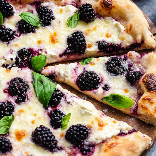 Sweet and Savory Blackberry Pizza