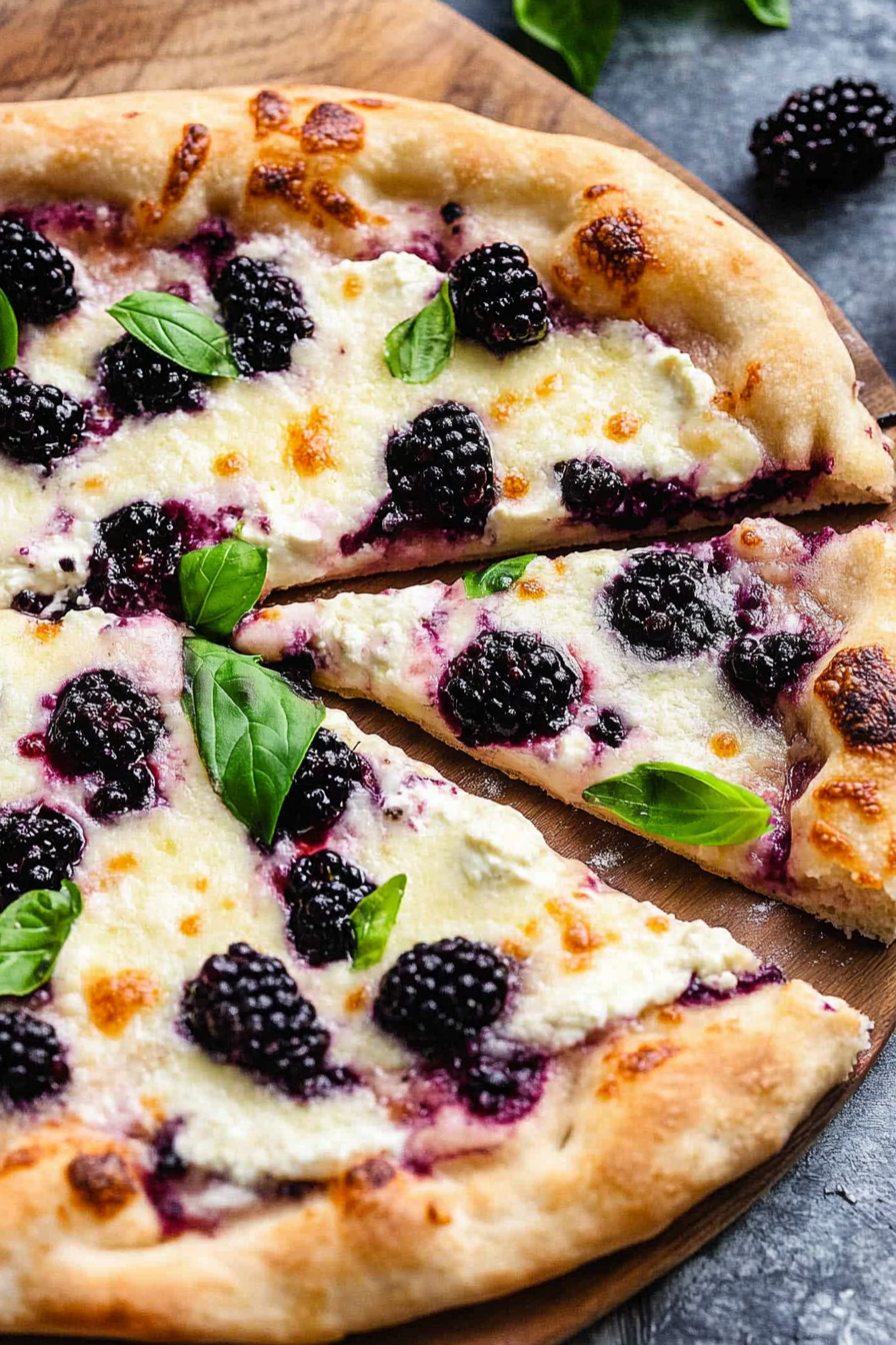 Sweet and Savory Blackberry Pizza