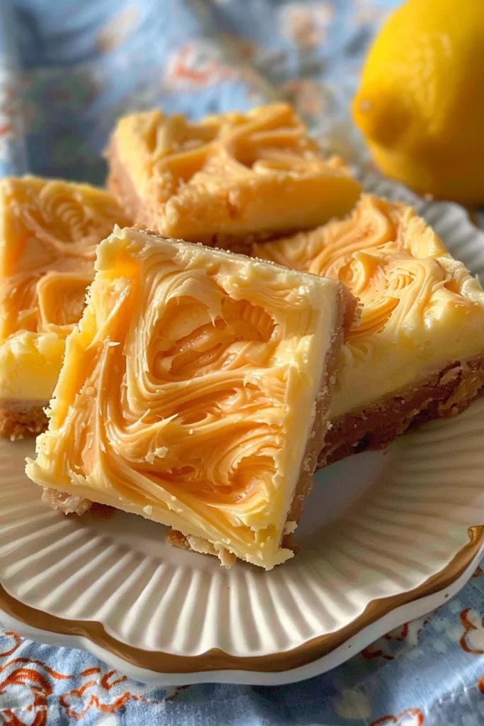 Tangy Lemon White Chocolate Bars