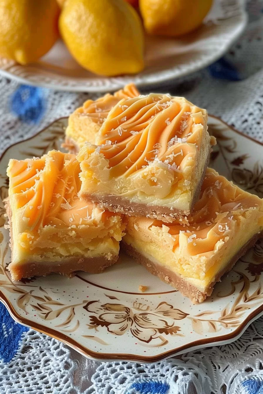 Tangy Lemon White Chocolate Bars