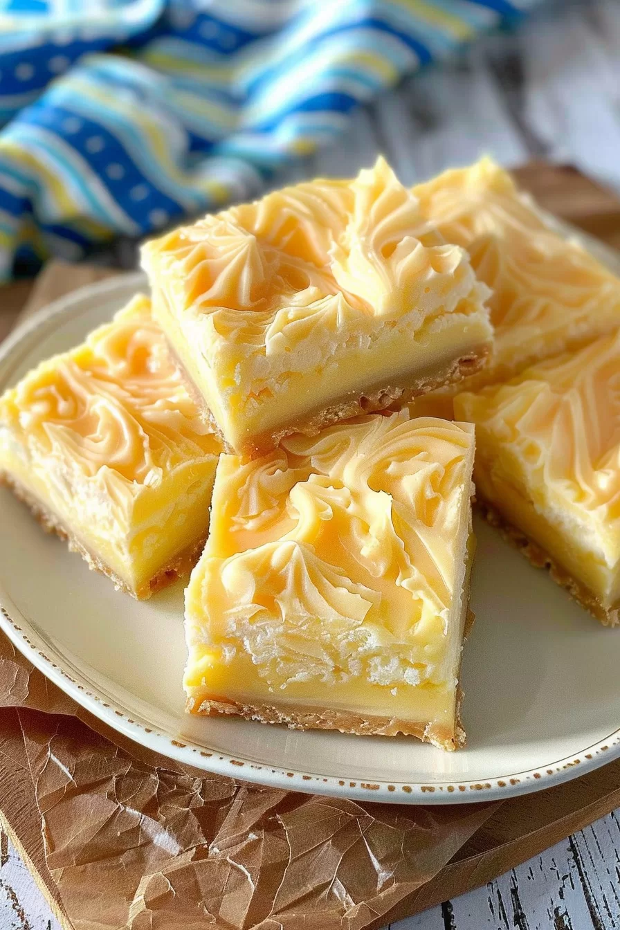 Tangy Lemon White Chocolate Bars