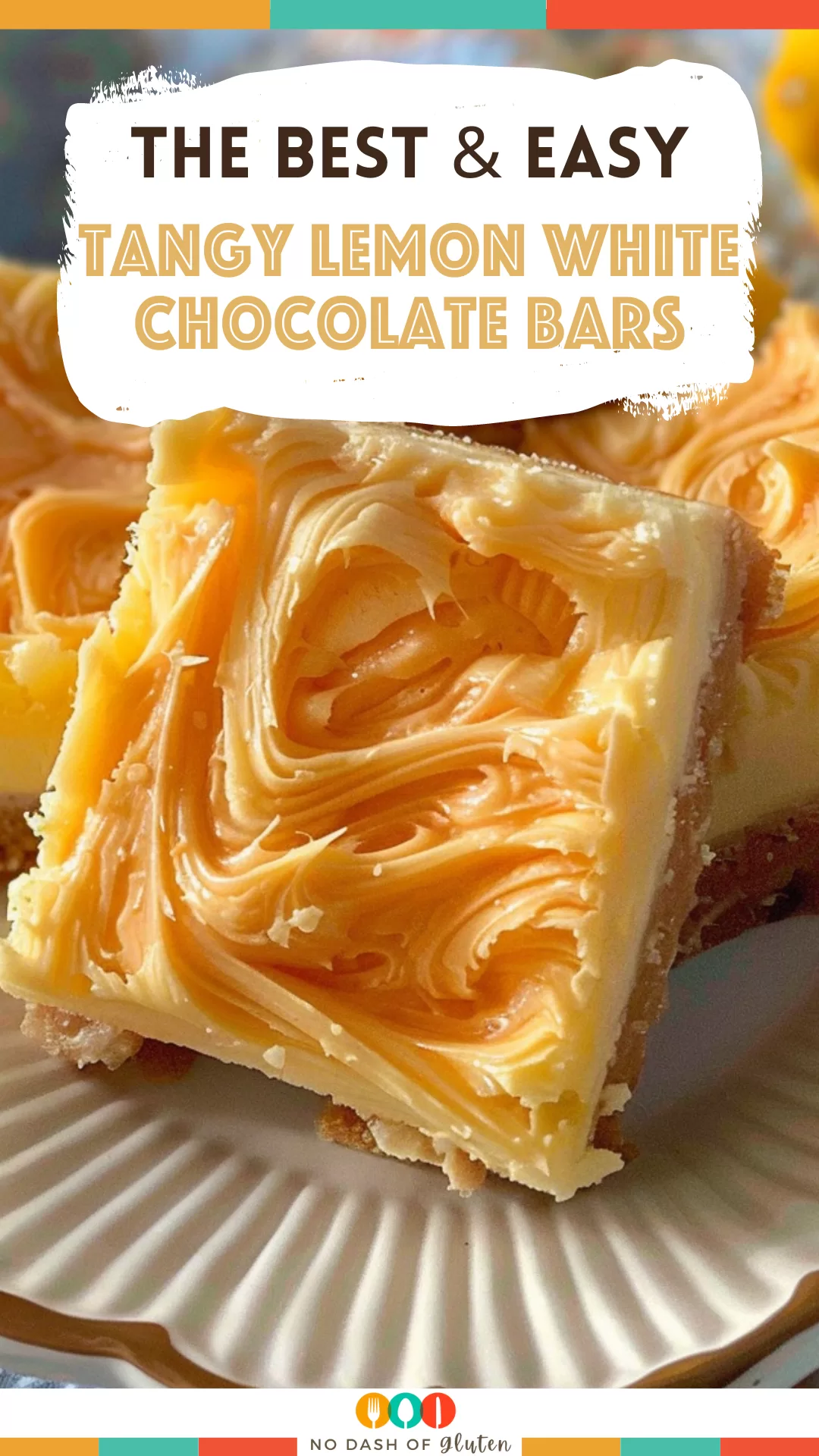 Tangy Lemon White Chocolate Bars