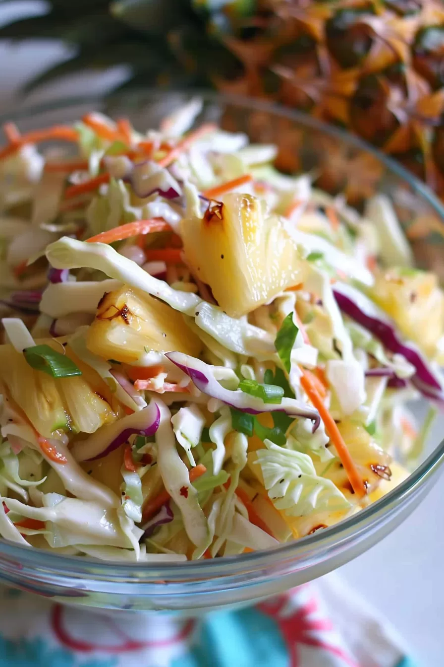 Tangy Pineapple Slaw