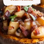 Apple and Bacon Stuffed Sweet Potatoes