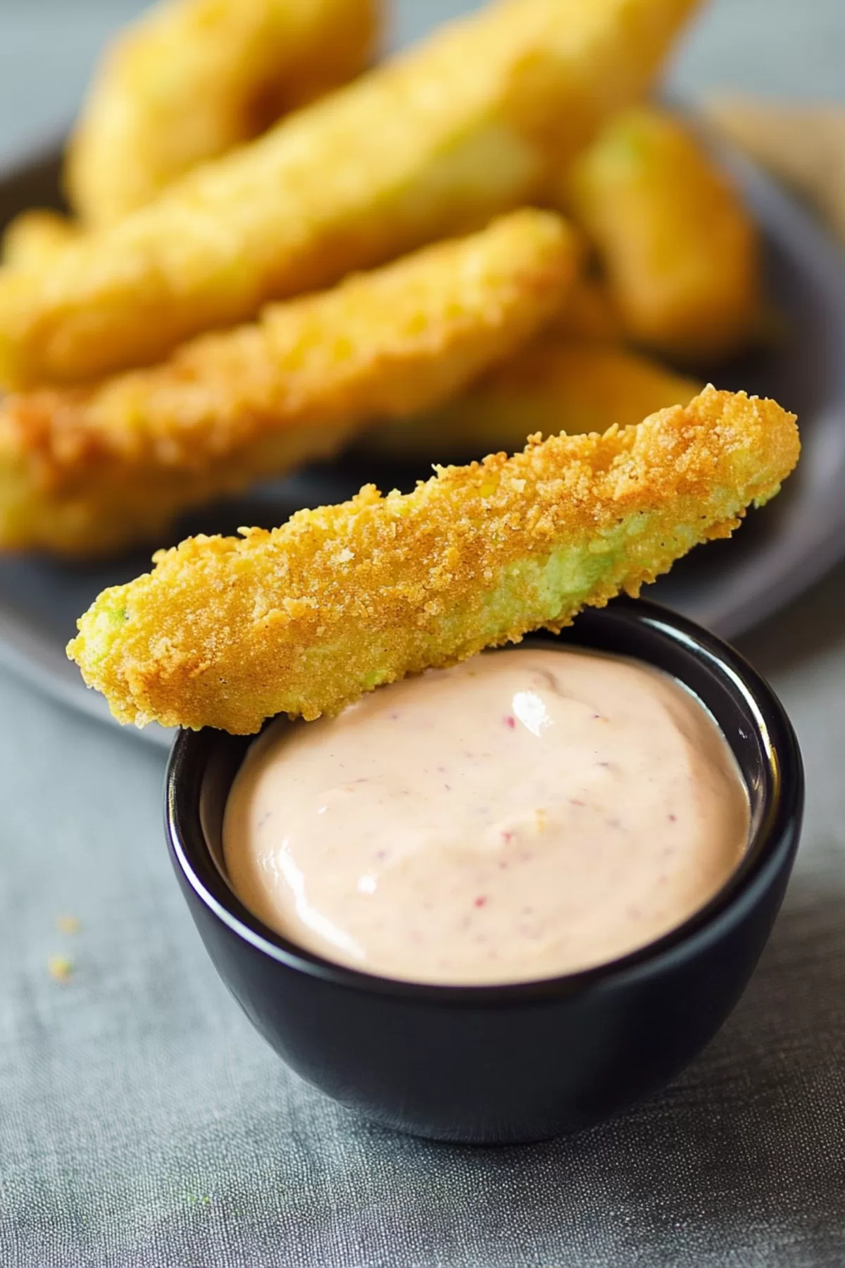 Avocado Fries with Sriracha Dipping Sauce