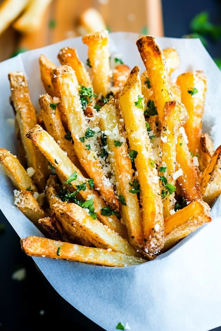 Baked Garlic Parmesan Fries