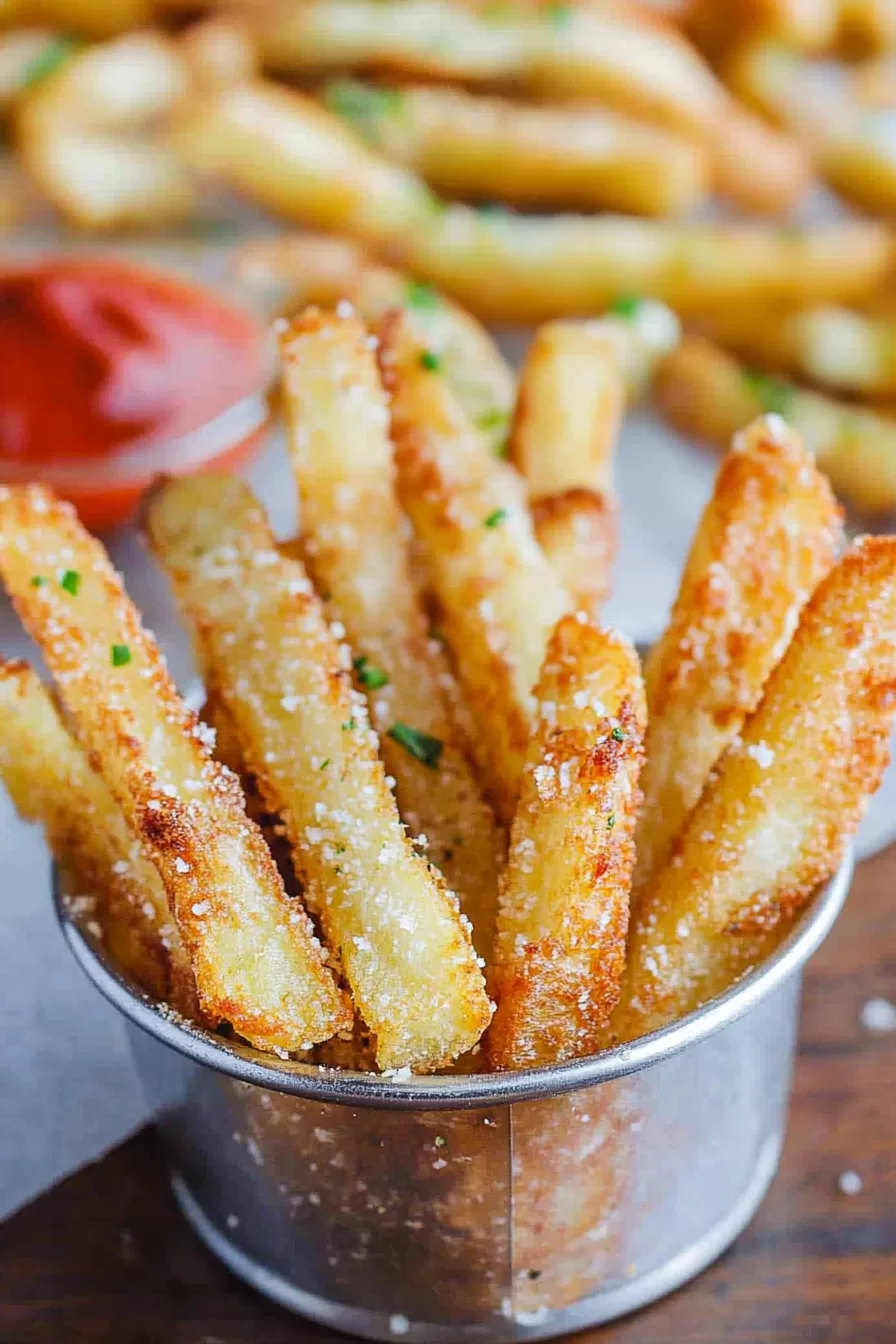 Baked Garlic Parmesan Fries