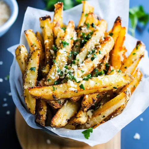 Baked Garlic Parmesan Fries