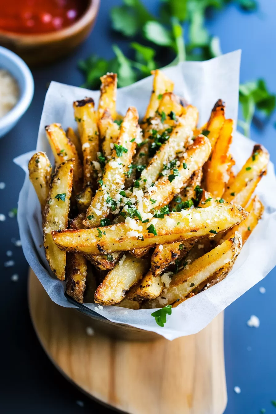 Baked Garlic Parmesan Fries