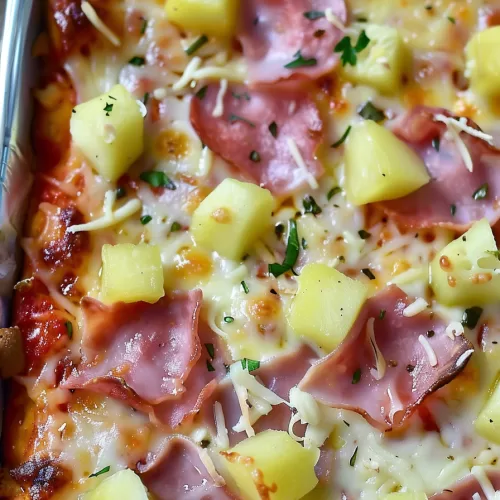 Baked Hawaiian Pizza Dip Recipe