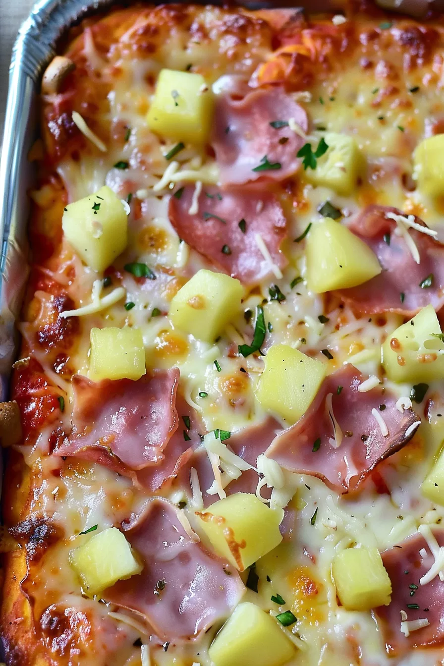 Baked Hawaiian Pizza Dip Recipe