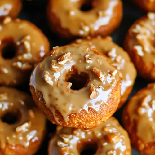 Baked Pumpkin Donuts with Maple Glaze