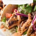 Blackened Mahi-Mahi Tacos with a Chipotle Mayo