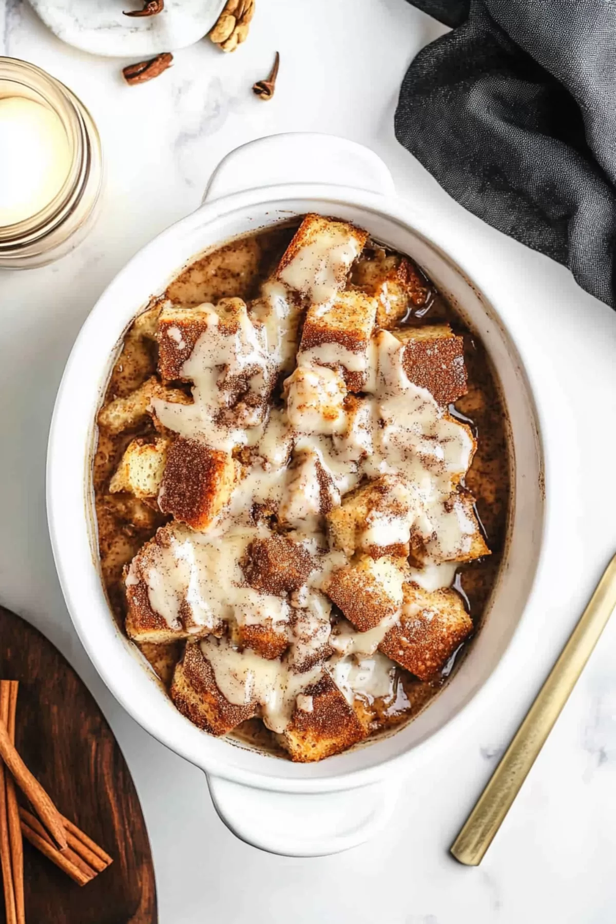 Slow Cooker Bread Pudding