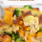 Buffalo Chicken Sweet Potato Casserole