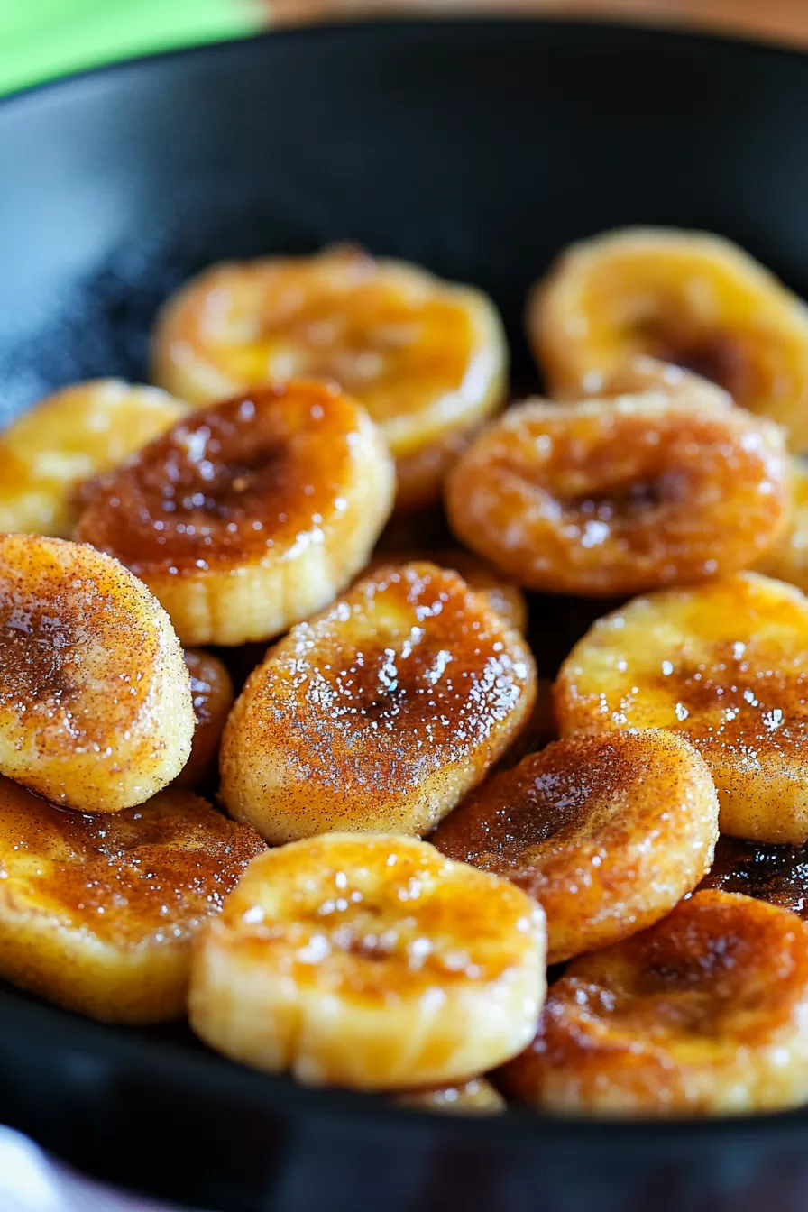 Caramelized Cinnamon Bananas