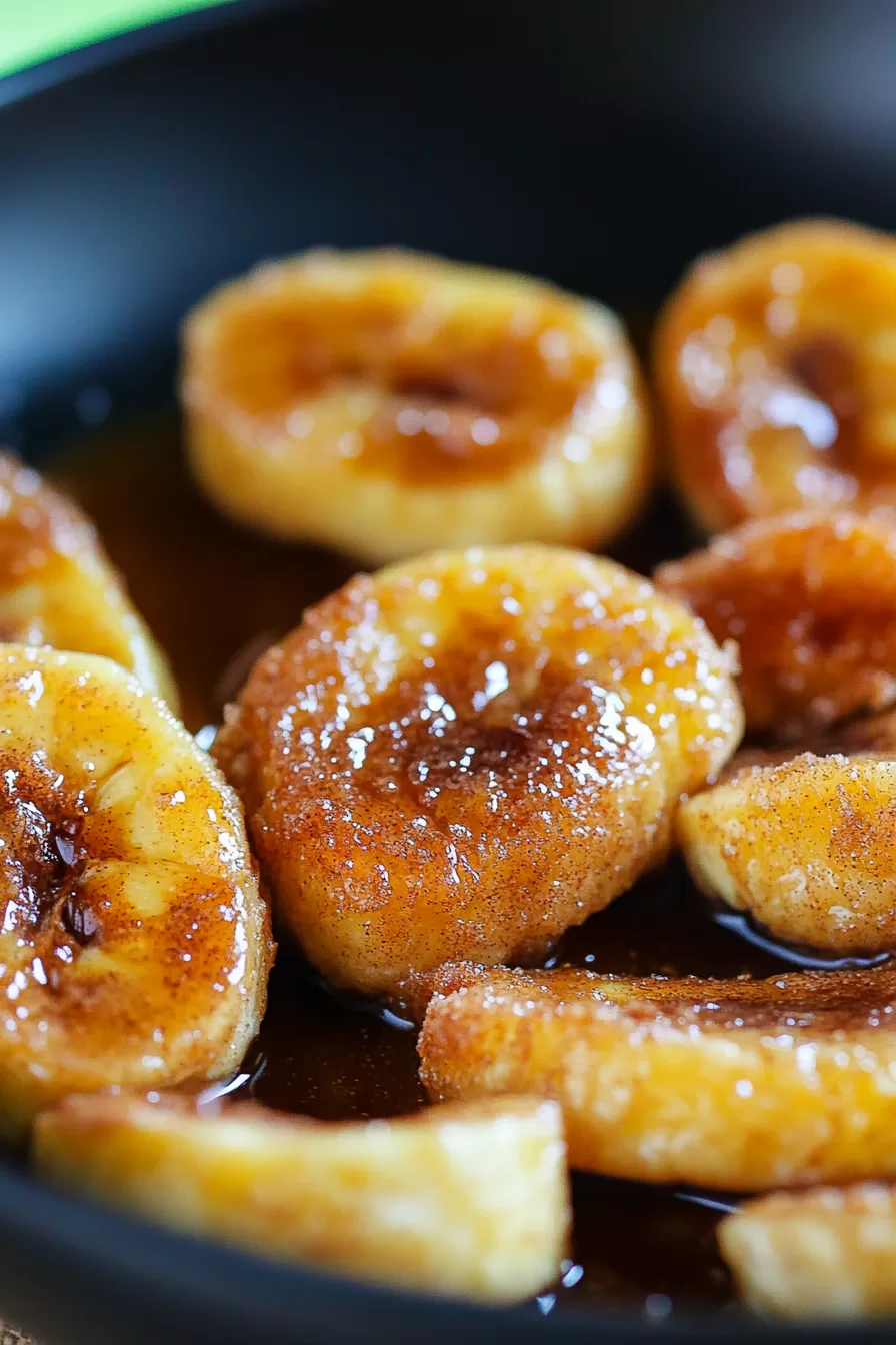 Caramelized Cinnamon Bananas