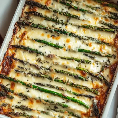 Cheesy Asparagus Bake