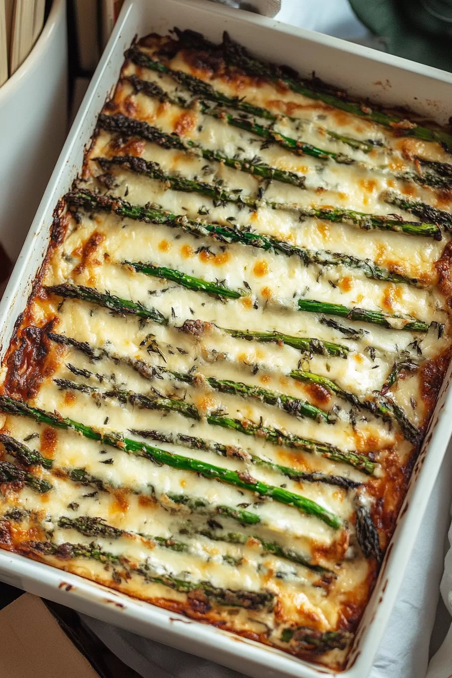 Cheesy Asparagus Bake