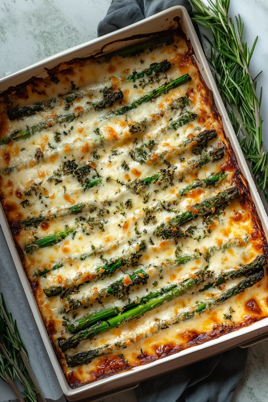 Cheesy Asparagus Bake