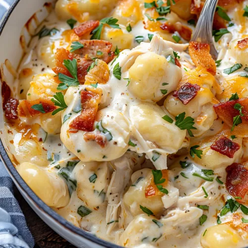 Cheesy Crack Chicken Gnocchi