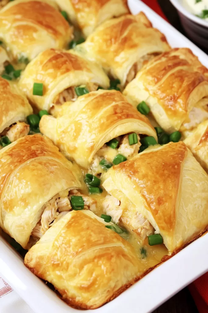 Cheesy Crescent Chicken Roll-Ups