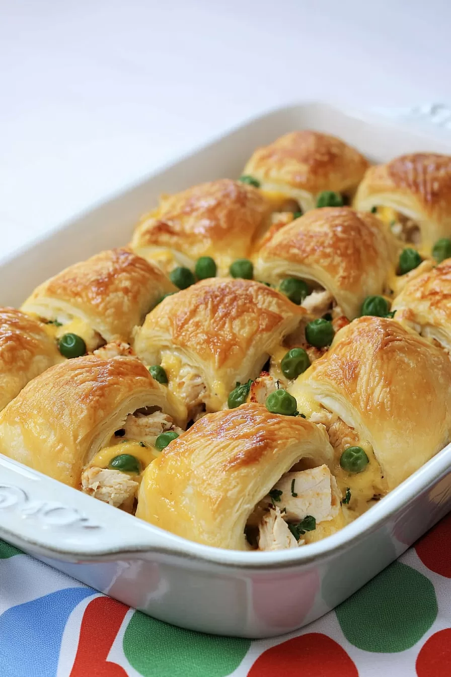 Cheesy Crescent Chicken Roll-Ups