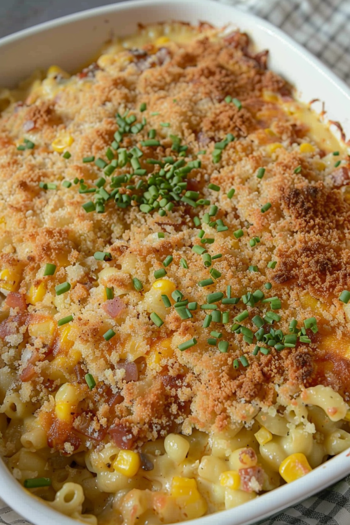 Cheesy Mac & Corn Casserole