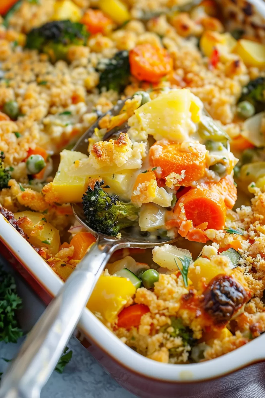 Cheesy Vegetable Casserole