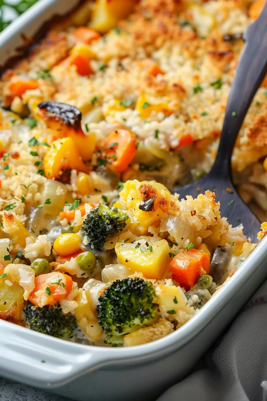 Cheesy Vegetable Casserole