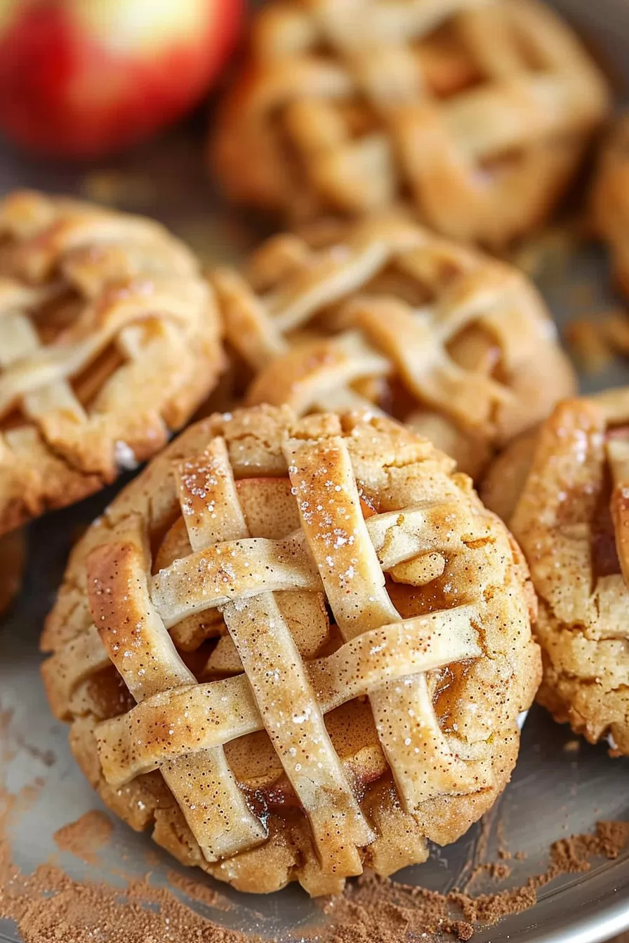 Chewy Apple Pie Cookies