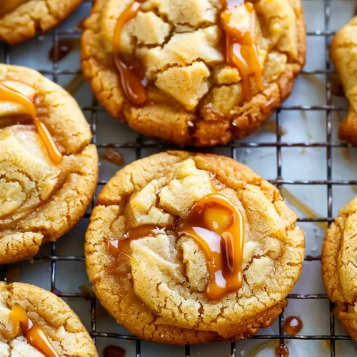 Chewy Caramel Apple Cookies