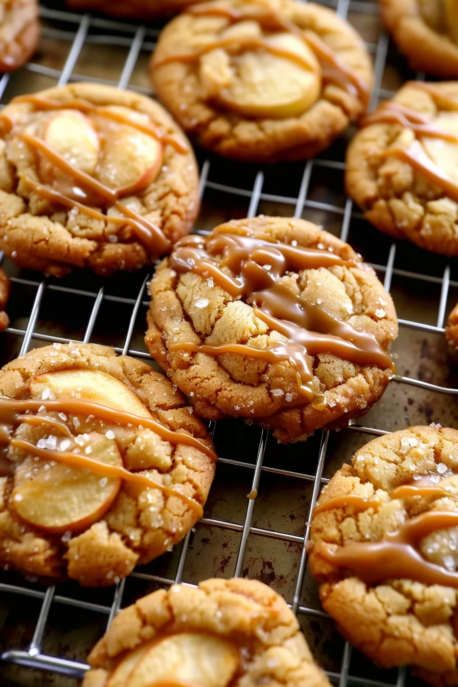 Chewy Caramel Apple Cookies