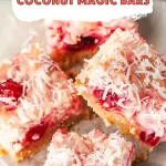 Chewy Cherry Coconut Magic Bars