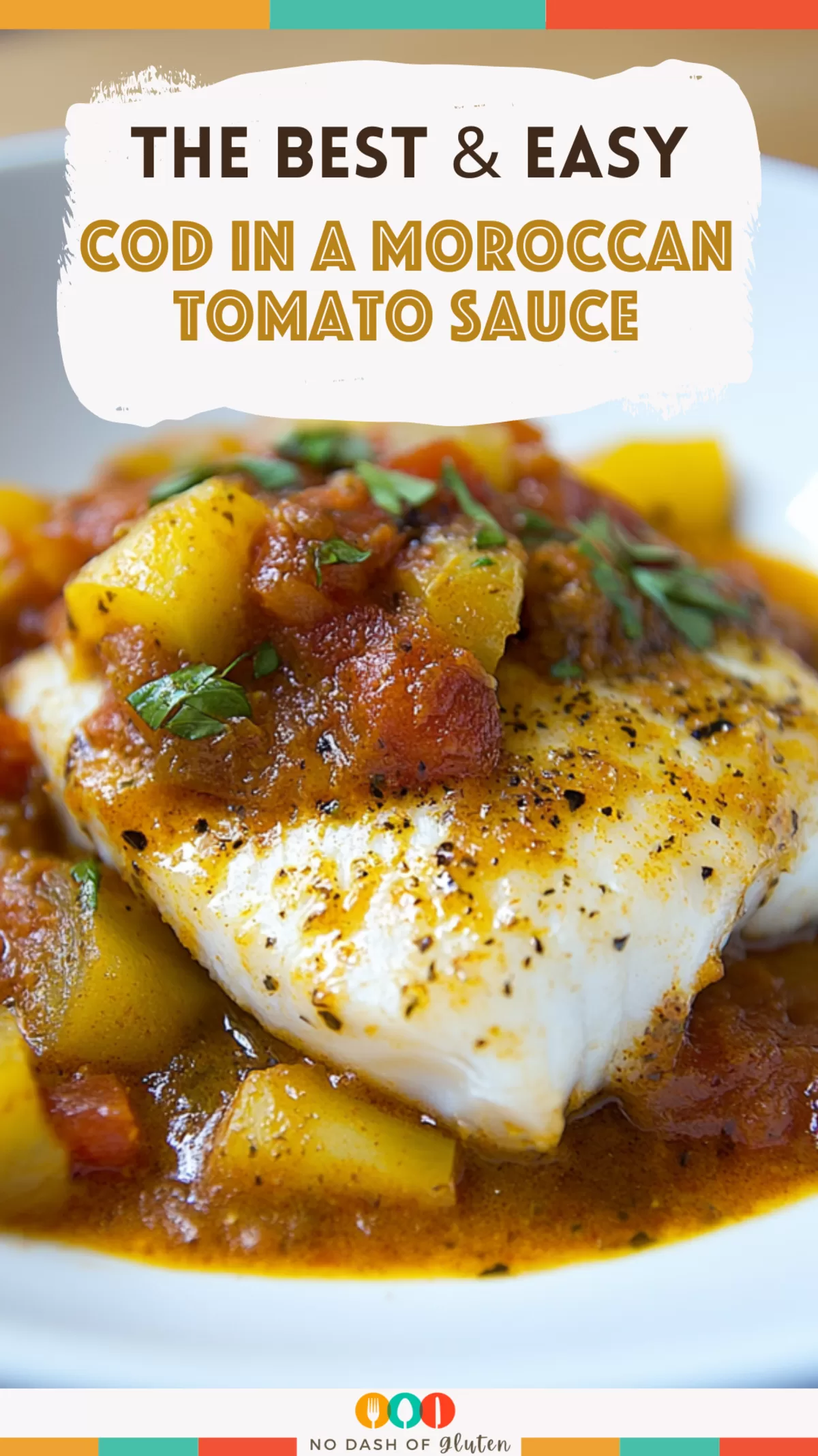 Cod in a Moroccan Tomato Sauce