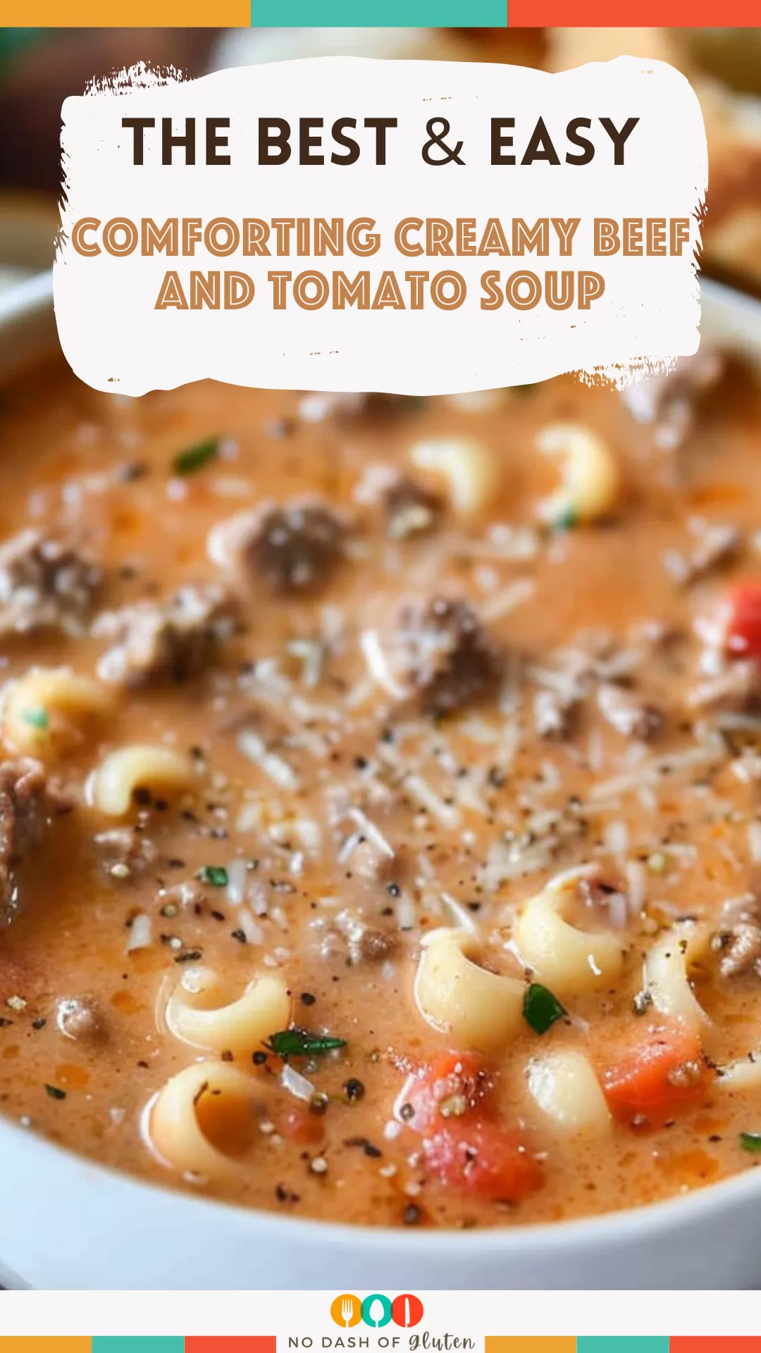 Comforting Creamy Beef and Tomato Soup