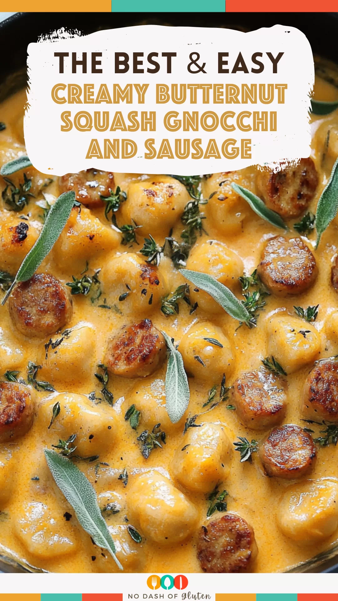 Creamy Butternut Squash Gnocchi and Sausage