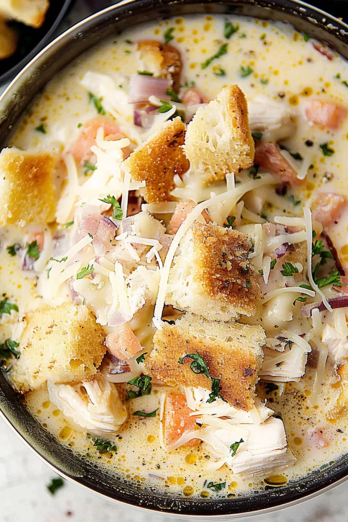 Creamy Chicken Cordon Bleu Soup