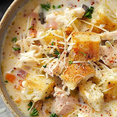 Creamy Chicken Cordon Bleu Soup