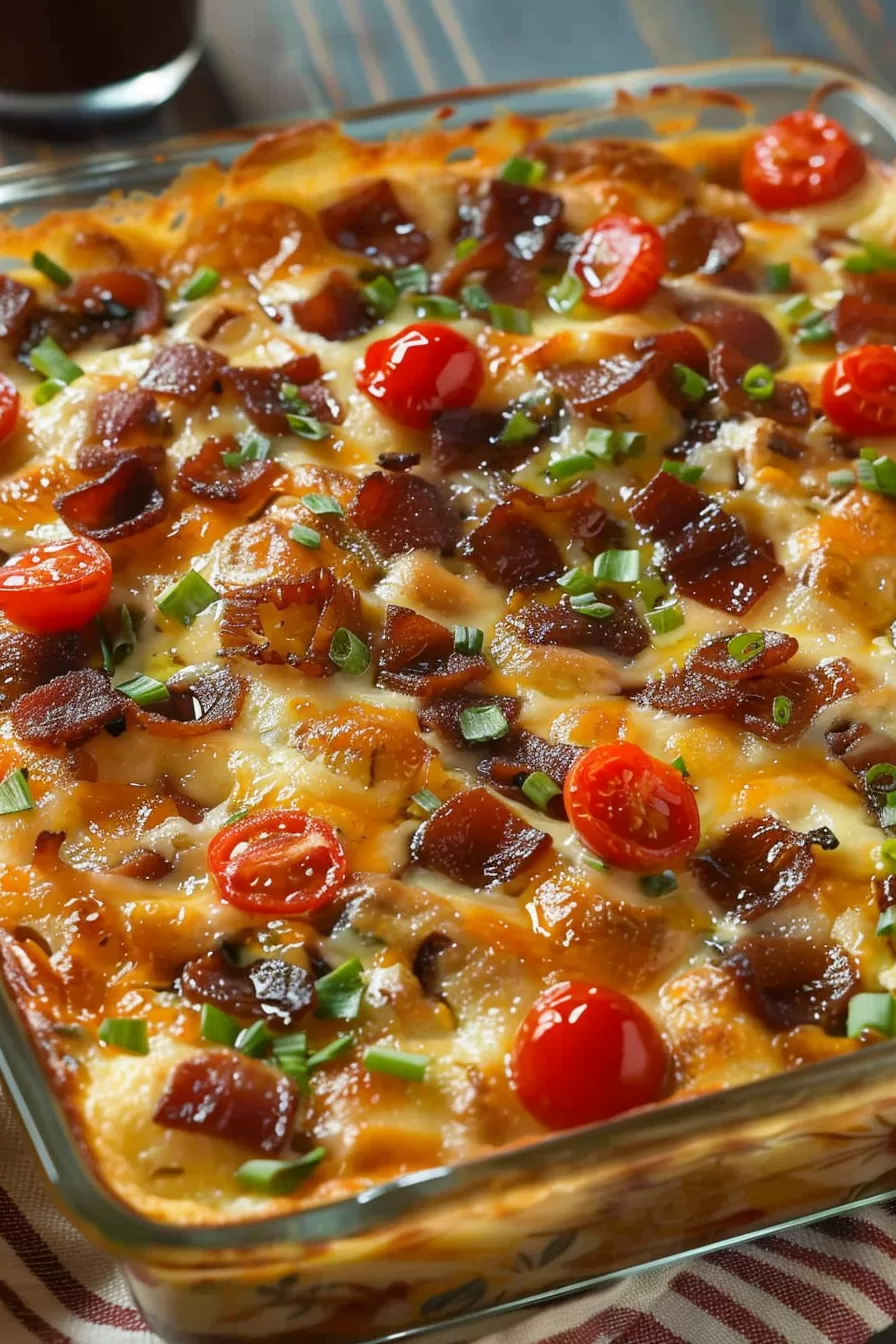 Creamy Kentucky Hot Brown Dip